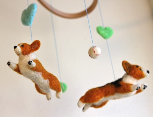 Custom Corgi Mobile | Fiber Friends