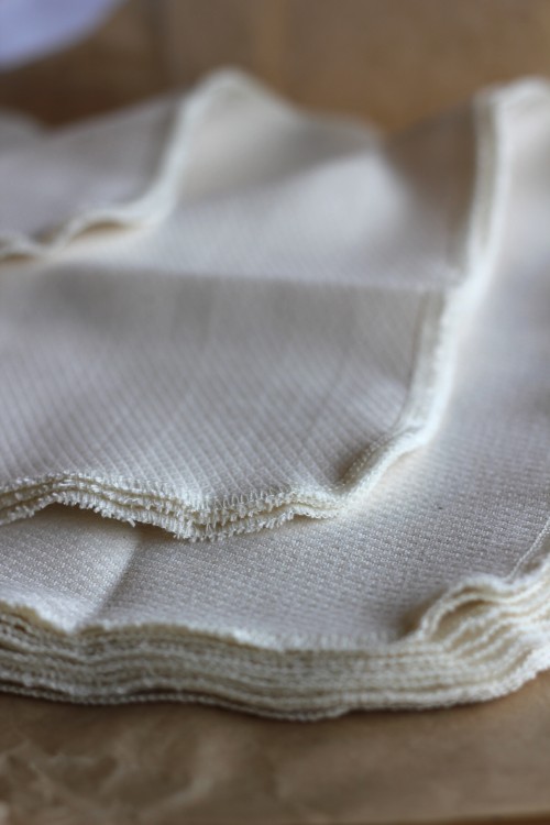 Un-Paper Towels from Natural Linens - so absorbant!